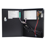 Neptune 12VDC Power Supply with Battery Charging Lockable Metal Enclosure - Black