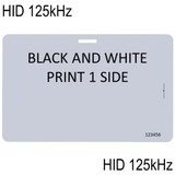 Neptune ISO Card HID 125khz Print 1 Side with Slot Punch