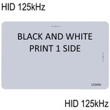 Neptune ISO Card HID 125khz Print 1 Side with Slot Punch