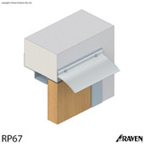 Raven RP67 Drip Strip - Clear Anodised