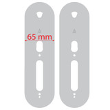 Salto Cover Plates For XS4 Escutcheon Range - Stainless Steel