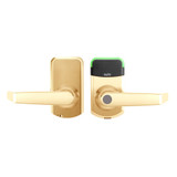 Salto XS4 Mini ANSI Escutcheon with ANSI Cylindrical Latch Included - Key Override Cut-Out - N Handles - HSE - BLE and Mifare Desfire - 8mm Spindle -  Reader - suits 40-47mm Door
