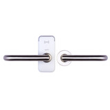 Salto XS4 Mini Escutcheon For Tubular Lt2l Latch with Z Handles - HSE - BLE and Mifare Desfire - 8mm Spindle - Stainless Steel Finish