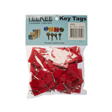 Telkee Numbered Key Tags - Red