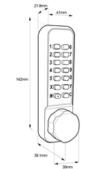 BORG BL2601KMGPRO - Knob *Keypad Only* Marine Grade Pro
