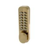 BORG Part 2000 Series Knob *Keypad Only* Polished Brass - Polished Brass