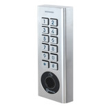 McGrath Locks RBH52 Access Control Keypad With Fingerprint and Built In WiFi, BLE, RFID and Pin Code, IP66 Rating, Silver Finish