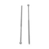 Lockwood M4x215 Metal Thread - Satin Chrome Screw - SINGLE