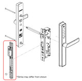 USSL SS PLATE STRIKE ASSEMBLY Black