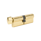 Zanda Euro Cylinder & Turn - 90mm - Brushed Nickel