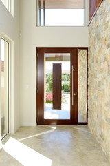 Zanda Round Offset Pull Handle 400mm Centres - Back to Back - 600mm Overall