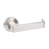 Zanda Arrow 55mm Round Rose Leverset DDA - Stainless Steel Zanda Arrow 55mm Round Rose Leverset DDA - Stainless Steel
