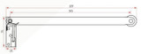 Zanda SS.305.SS - Sequence Selector - 305mm Length - Stainless Steel