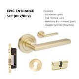 Zanda EPIC Entrance Set - 70mm Key/Key Zanda EPIC Entrance Set - 70mm Key/Key