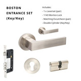 Zanda Boston Entrance Set - 70mm Key/Key Zanda Boston Entrance Set - 70mm Key/Key