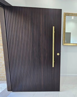 Zanda Round Pull Handle 400mm Centres - Face Fix - 600mm Overall