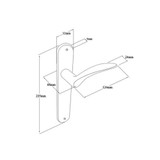 Zanda Apollo LongPlate Entrance 60 Key/Key Zanda Apollo LongPlate Entrance 60 Key/Key