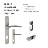 Zanda Apollo LongPlate Entrance 60 Key/Turn Zanda Apollo LongPlate Entrance 60 Key/Turn