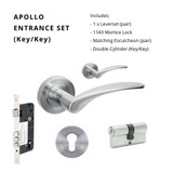 Zanda Apollo Entrance Set - 60mm Key/Key Zanda Apollo Entrance Set - 60mm Key/Key