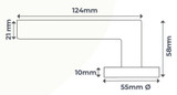 Zanda Vector Rose Entrance - 60mm Key/Key Zanda Vector Rose Entrance - 60mm Key/Key