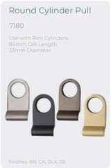 Zanda Round Rim Cylinder Pull