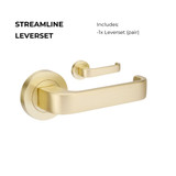 Zanda Streamline Round Rose Levers DDA Zanda Streamline Round Rose Levers DDA