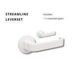 Zanda Streamline Round Rose Levers DDA Zanda Streamline Round Rose Levers DDA