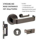 Zanda Streamline Entrancee - 70mm Key/Turn