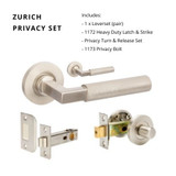 Zanda Zurich Privacy Set 1172 & 9348 Zanda Zurich Privacy Set 1172 & 9348