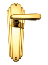 Superior Brass Art Deco Lever Latch Passage 203x63mm