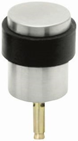 Superior Brass Door Stop, Round, Bolt Fix 40mm (13714)
