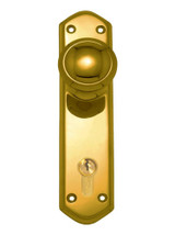 Superior Brass Entrance Knob 4 85mm Euro 48mm