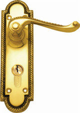 Superior Brass Entrance Lever 40 47.6mm Euro 170x50mm