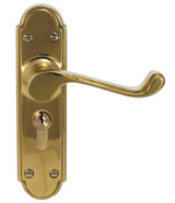 Superior Brass Entrance Lever 47.6mm Euro 4 (4394A)