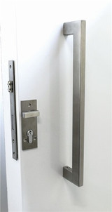 Austyle Entry Handle Double 316 400mm 316 - Satin Stainess Steel