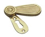 Superior Brass Escutcheon Covered Reeded - Polished Brass