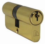 Superior Brass Euro Double Cylinder 5 pin C4 65mm (9144)