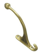 Superior Brass Hat & Coat Hook 120mm - Polished Brass