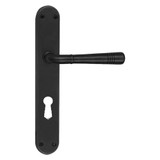 Superior Brass Lever Set 57mm Sash Locks 255x42mm - Matt Black