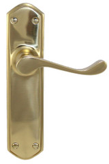 Superior Brass Lever Latch Passage 200x48mm