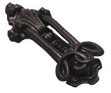 Superior Brass Ornamental Knocker Cast Iron - Black 35mm
