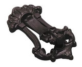 Superior Brass Ornamental Knocker Cast Iron - Black 45mm