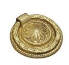 Superior Brass Ornate Ring Pull 38mm - Polished Brass