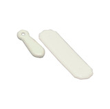 Superior Brass Porcelain Push Plate 275x75mm - White (8050)