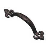 Superior Brass Pull Handle Iron - Black 125mm