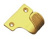 Superior Brass Sash Lift Reeded - Polished Brass