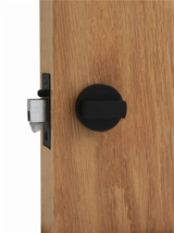 Superior Brass Sliding Door Self Latching 30mm - Matt Black