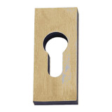 Superior Brass Solid Escutcheon & Single Snib 85mm myLK