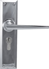Superior Brass Entrance Lever 47.6mm Euro (33169A)