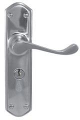 Superior Brass Entrance Lever 47.6mm Euro (34439A)